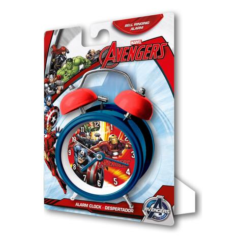 Marvel Avengers Blue Twin Bell Alarm Clock £6.49